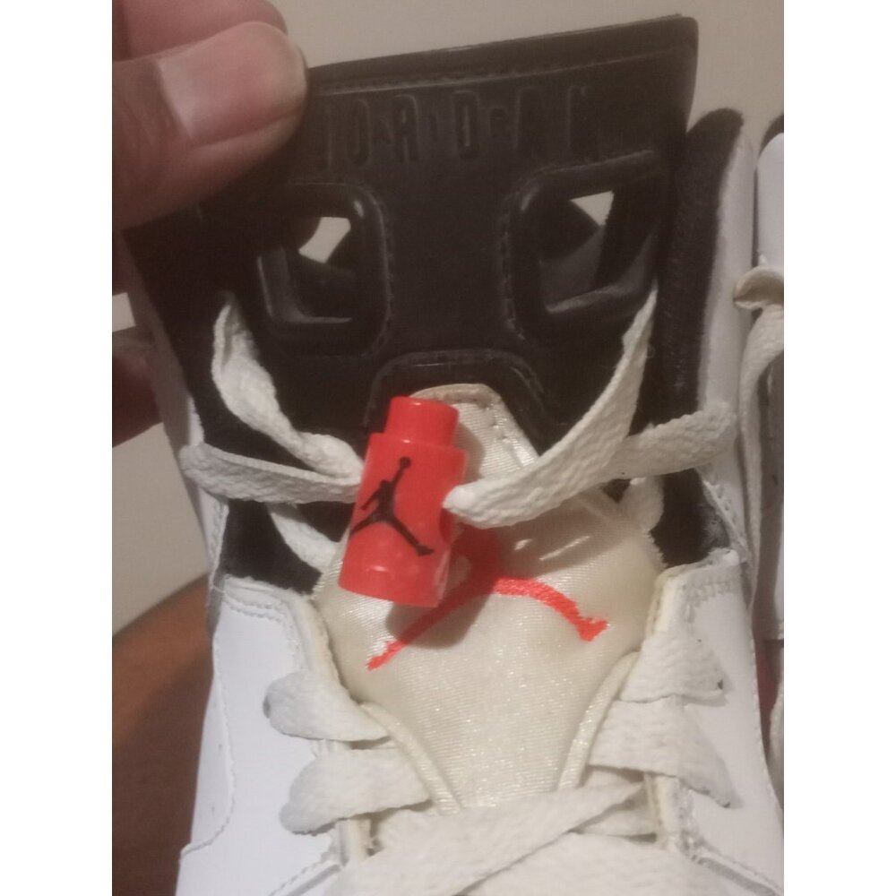 Air Jordan 6 Retro Infrared White 2014 GS Size 6.5Y 384665-123 Women Size 8 - Picture 6 of 12